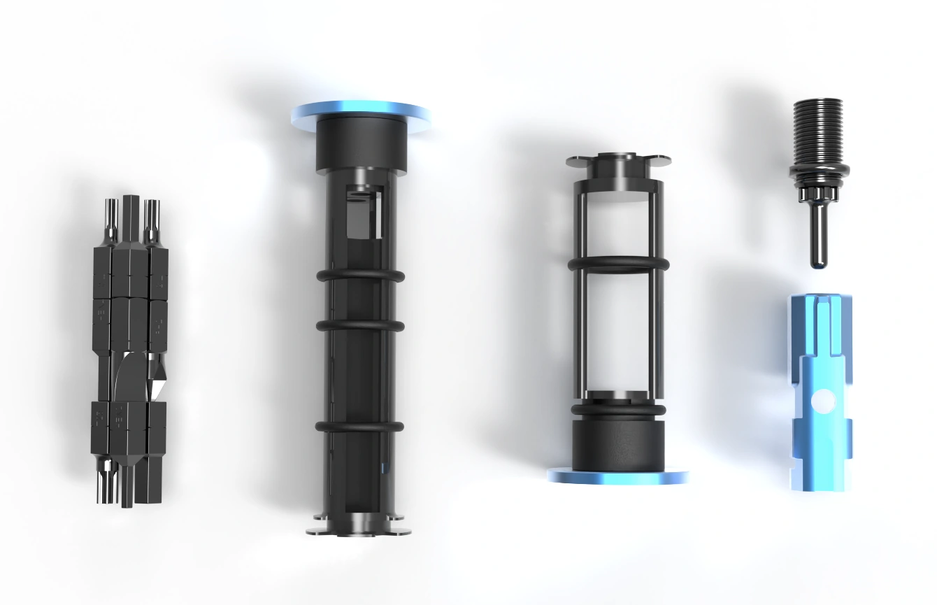 Bar Tool: linkes und rechtes Werkzeugmodul im Detail
